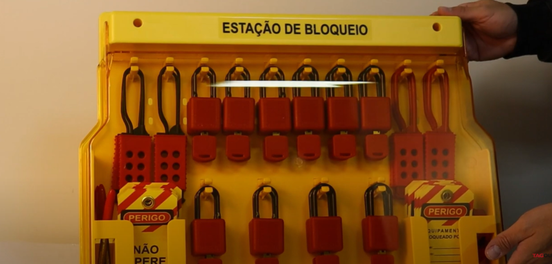 Estação de Bloqueio LOTO TAGOUT® KIT ELÉTRICO