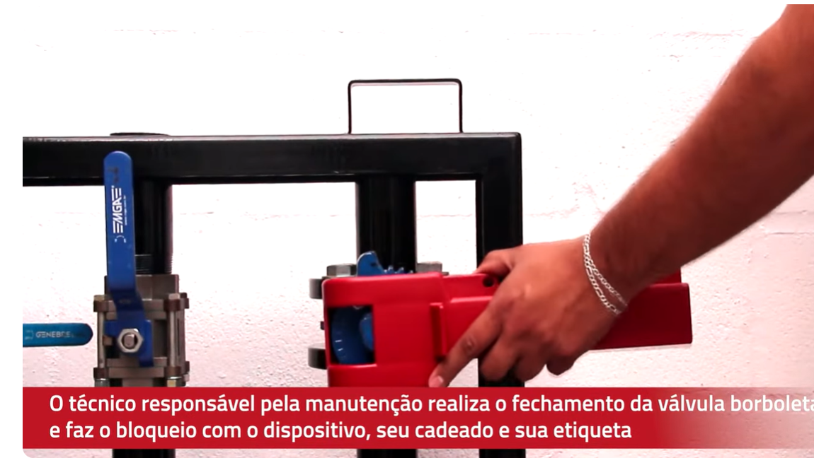 Bloqueio de Válvula Borboleta