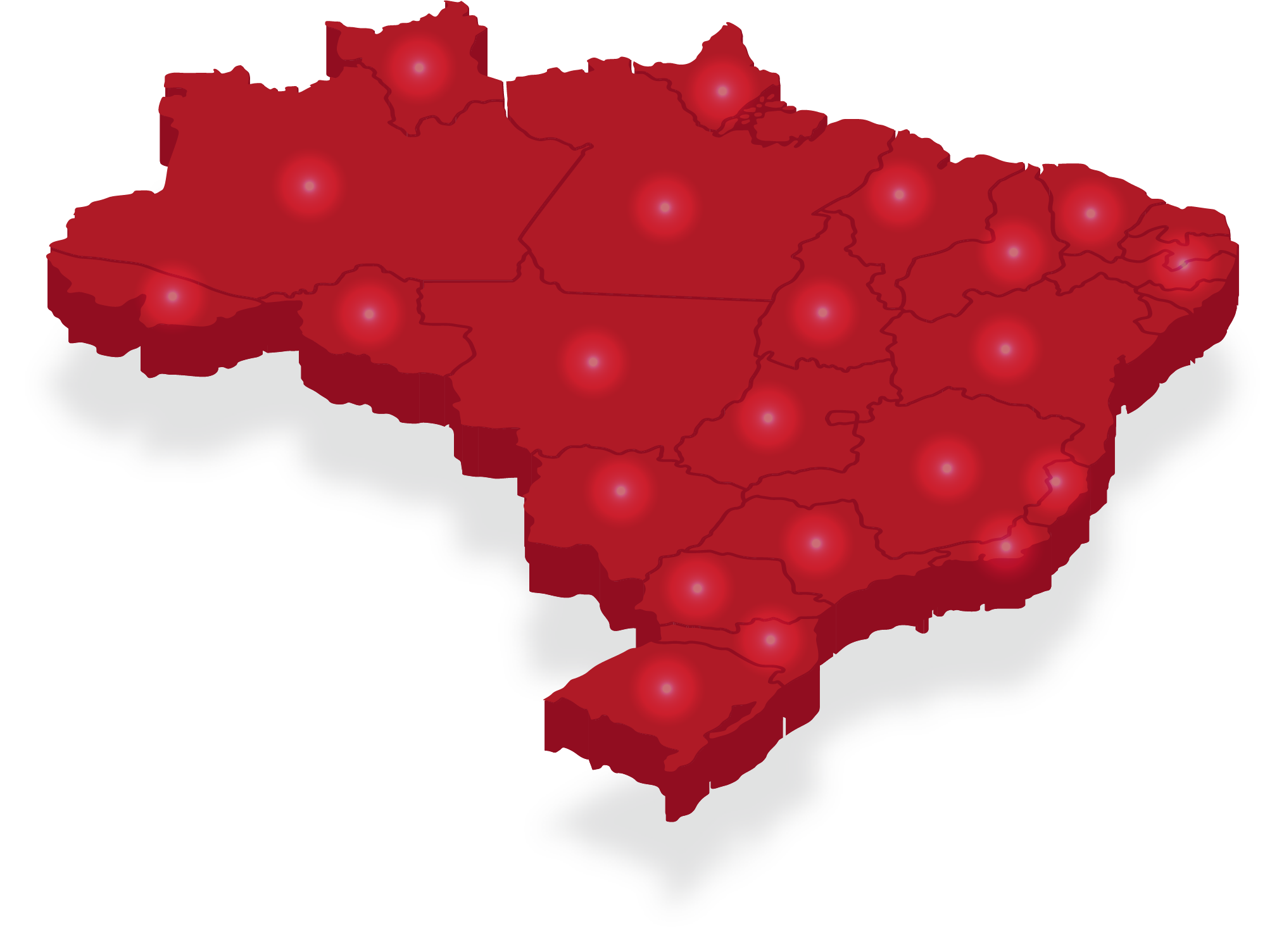 Presença em todo o Brasil
