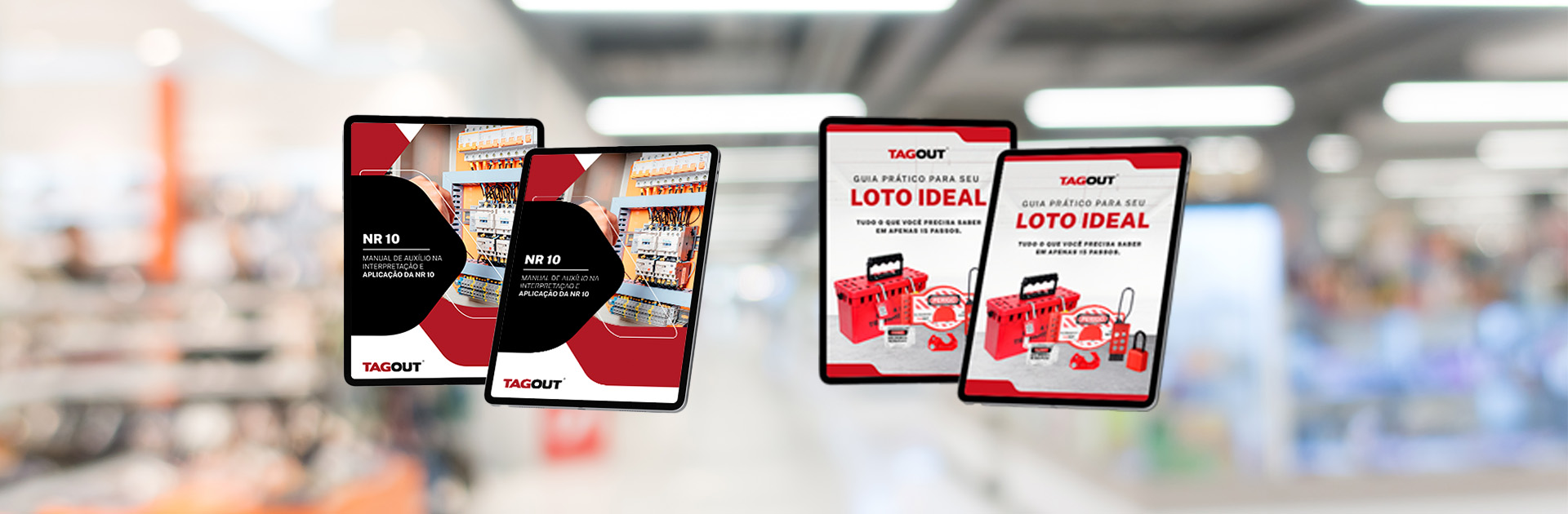 Baixe nossos e-books sobre segurança na manutenção de máquinas