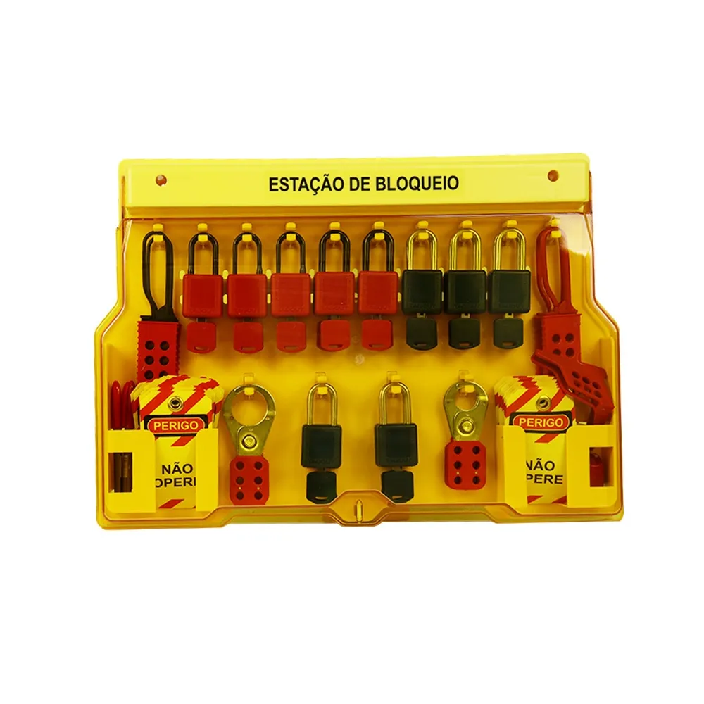 Estação de Bloqueio Plástica - Kit Misto