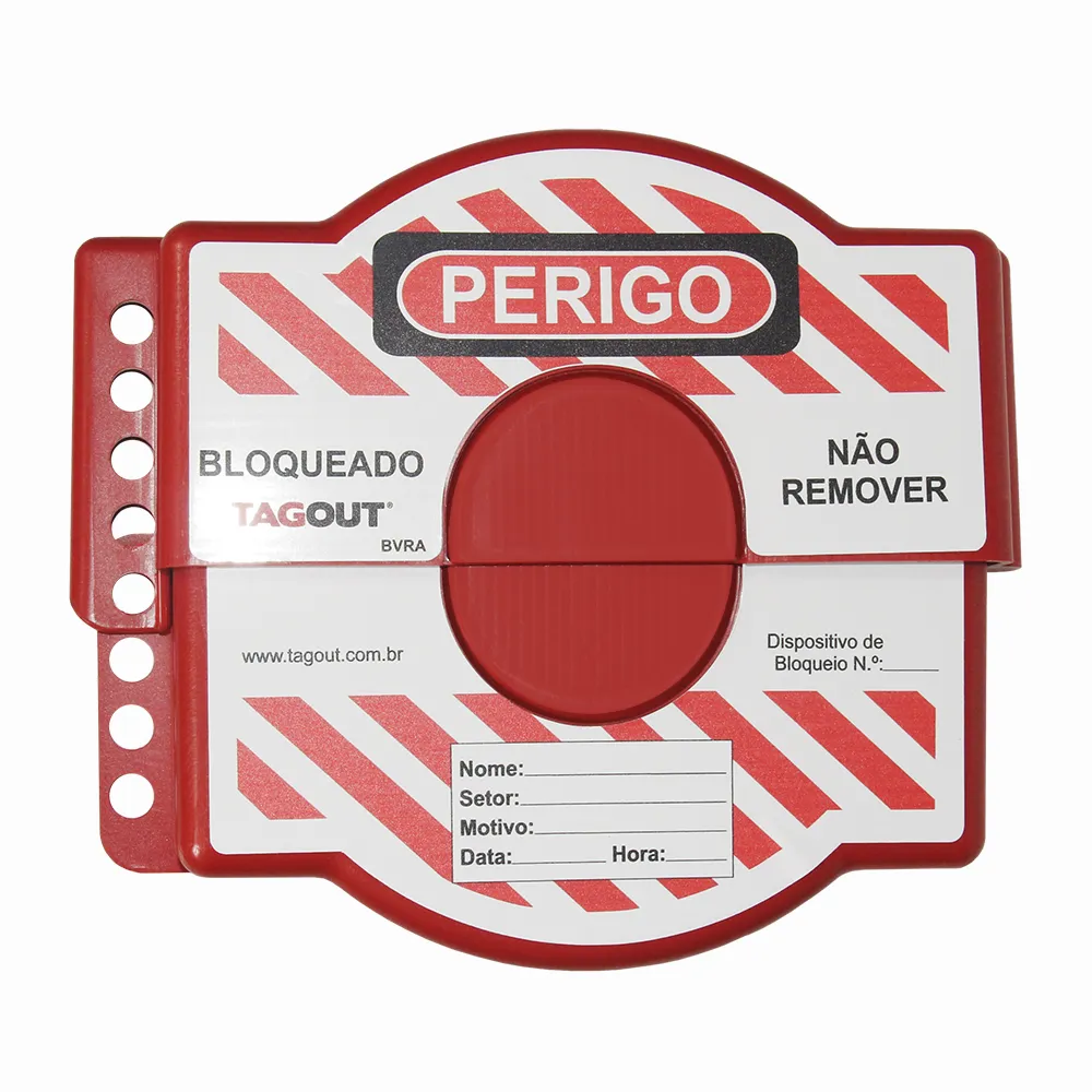 Bloqueio Ajustável para Válvula Registro, Gaveta e Globo